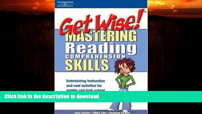 FAVORITE BOOK  Get Wise! Mastering Reading Comp 1E (Get Wise Mastering Reading Comprehension