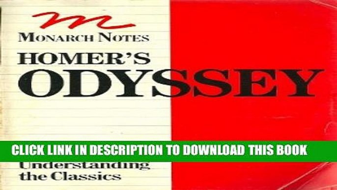 [PDF] Homer s Odyssey (Monarch notes) Full Online