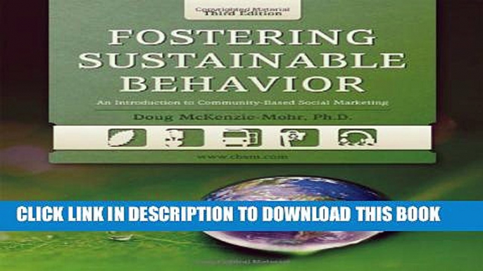 Collection Book Fostering Sustainable Behavior: An Introduction to Community-Based Social Marketing