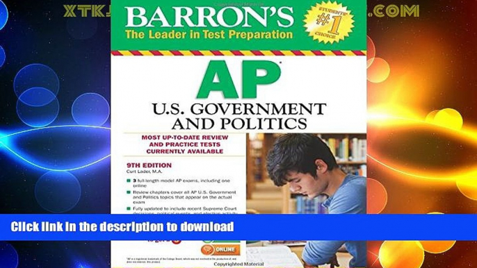 READ  Barron s AP U.S. Government and Politics, 9th Edition (Barron s AP United States