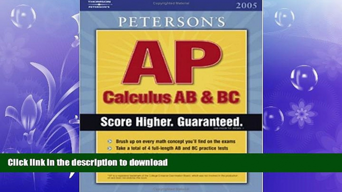 READ  Master the AP Calculus AB   BC, 1st edition (Peterson s AP Calculus AB   BC)  GET PDF