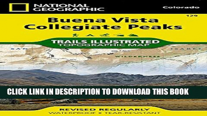 Collection Book Buena Vista, Collegiate Peaks (National Geographic Trails Illustrated Map)