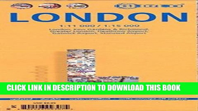 Collection Book Laminated London Map by Borch (English Edition)