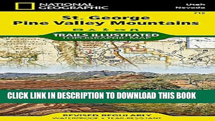 New Book St George, Pine Valley Mountain (National Geographic Trails Illustrated Map)