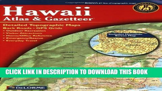 New Book Hawaii Atlas   Gazetteer