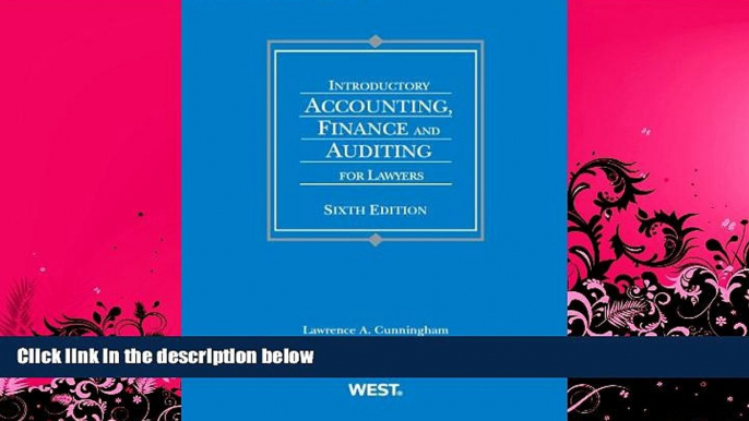 different   Introductory Accounting, Finance and Auditing for Lawyers (American Casebook Series)