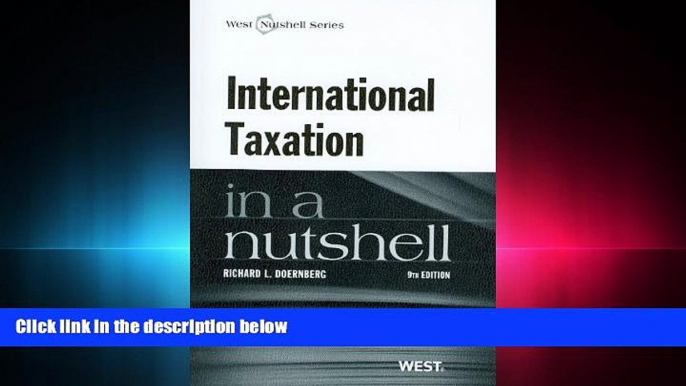 GET PDF  International Taxation in a Nutshell