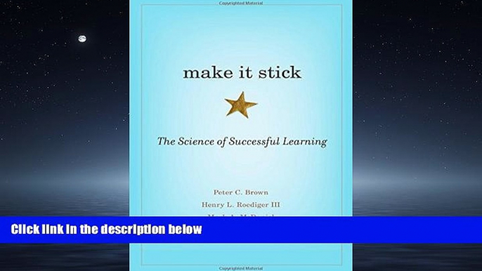 Popular Book Make It Stick: The Science of Successful Learning