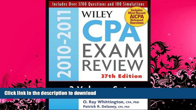 READ  Wiley CPA Examination Review, Set (Wiley CPA Examination Review: Outlines   Study Guides /