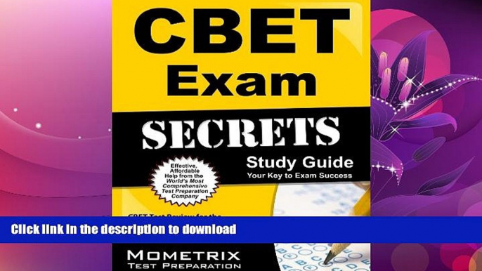 READ  CBET Exam Secrets Study Guide: CBET Test Review for the Certified Biomedical Equipment