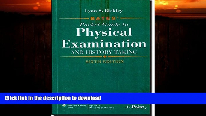 READ  Bates  Pocket Guide to Physical Examination and History Taking  PDF ONLINE