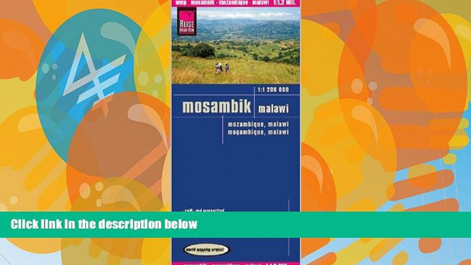 Big Deals  Malawi   Mozambique 1,200,000 Travel Map, waterproof, GPS-compatible REISE, 2012