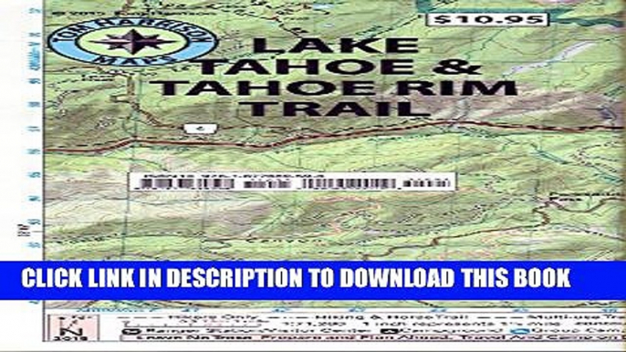 New Book Lake Tahoe   Tahoe Rim Trails (Tom Harrison Maps)