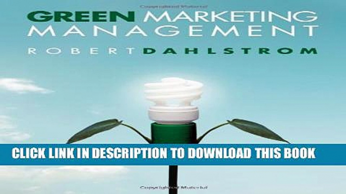 [Read PDF] Green Marketing Management Ebook Online