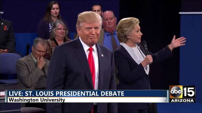 Presidential Debate - DT: Bc you'd be in jail! - Hillary Clinton vs. Donald Trump