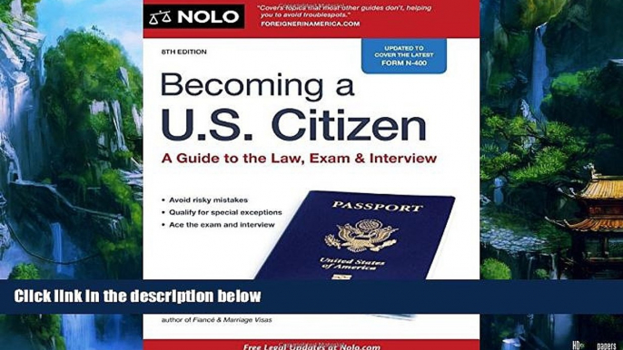 Books to Read  Becoming a U.S. Citizen: A Guide to the Law, Exam   Interview  Best Seller Books