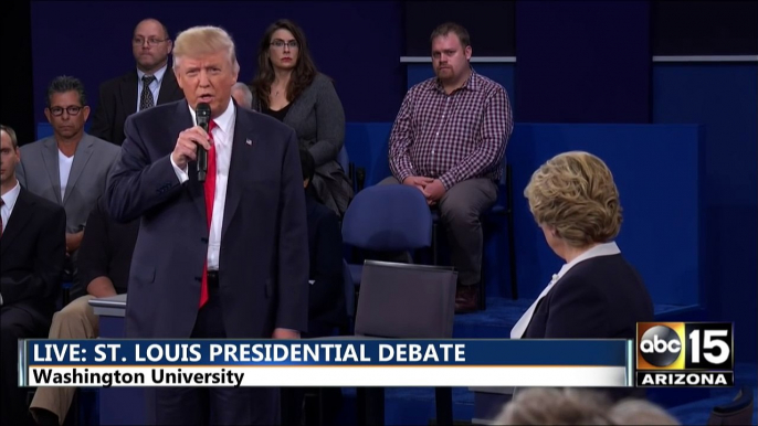 Presidential Debate - Donald Trump: Billy Bush follow up - Bill Clinton attacks - Hillary Clinton