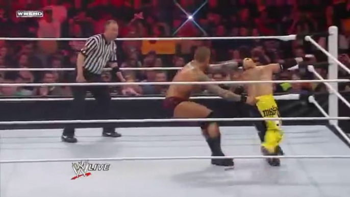 WWE RAW Randy Orton vs Rey Mysterio
