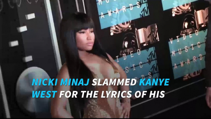 Nicki Minaj slams Kanye West's ‘Gold Digger’ lyrics
