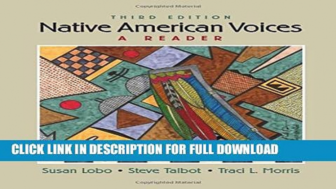 [DOWNLOAD PDF] Native American Voices READ BOOK FREE