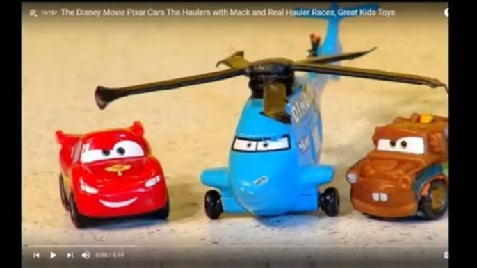 New Kids Pixar Cars Live Stream with Lightning McQueen Cars and Mater with Cars 2 Race Cars