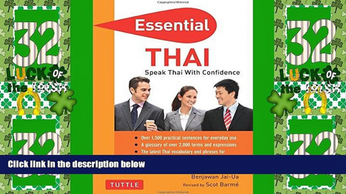 Must Have PDF  Essential Thai: Speak Thai With Confidence! (Thai Phrasebook   Dictionary)