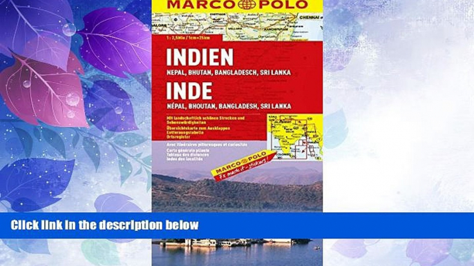 Big Deals  India, Nepal, Bhutan, Bangladesh, Sri Lanka Marco Polo Map (Marco Polo Maps)  Full Read