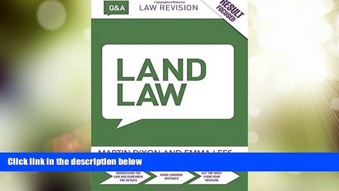 Big Deals  Q A Land Law (Questions and Answers)  Full Read Best Seller