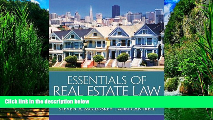 Big Deals  Essentials of Real Estate Law  Full Ebooks Most Wanted