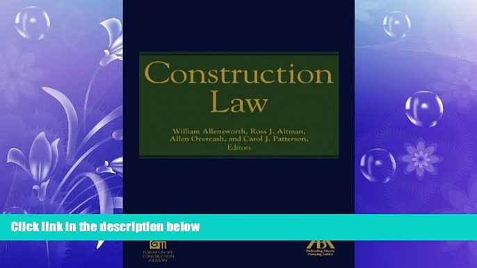 READ book  Construction Law  FREE BOOOK ONLINE