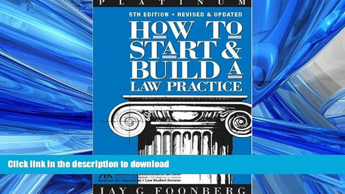 DOWNLOAD How to Start   Build a Law Practice (Career Series / American Bar Association) READ NOW