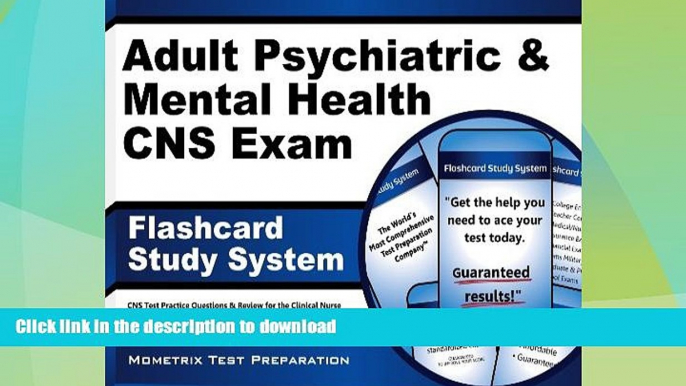 READ  Adult Psychiatric   Mental Health CNS Exam Flashcard Study System: CNS Test Practice