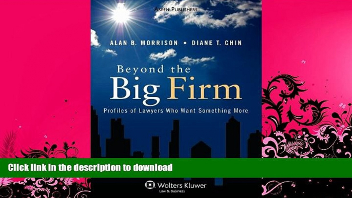 READ BOOK  Beyond the Big Firm: Profiles of Lawyers Who Want Something More (Introduction to Law