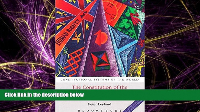 READ book  The Constitution of the United Kingdom: A Contextual Analysis (Fully Revised and