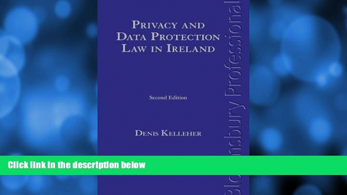 EBOOK ONLINE  Privacy and Data Protection Law in Ireland: Second Edition READ ONLINE