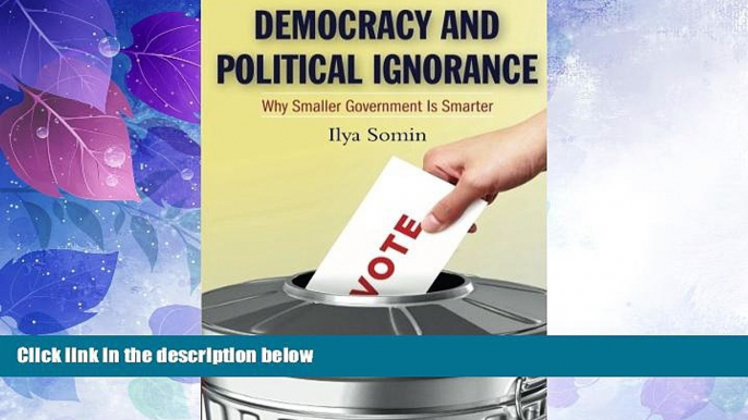 Big Deals  Democracy and Political Ignorance: Why Smaller Government Is Smarter  Best Seller Books