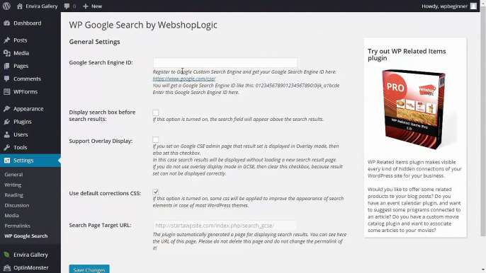 How to Add Google Search in a WordPress Site