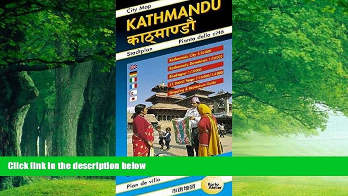 Big Deals  Kathmandu City Map (English, French, Italian, German and Japanese Edition)  Best Seller