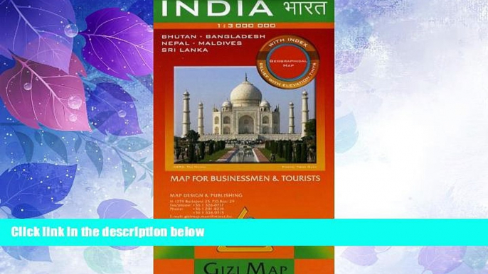 Big Deals  India, Bhutan, Nepal, Bangladesh, Maldives, and Sri Lanka Map (English, French,