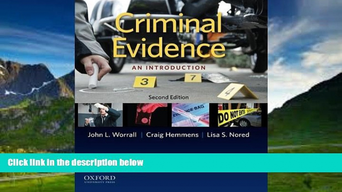 Big Deals  Criminal Evidence: An Introduction  Best Seller Books Best Seller