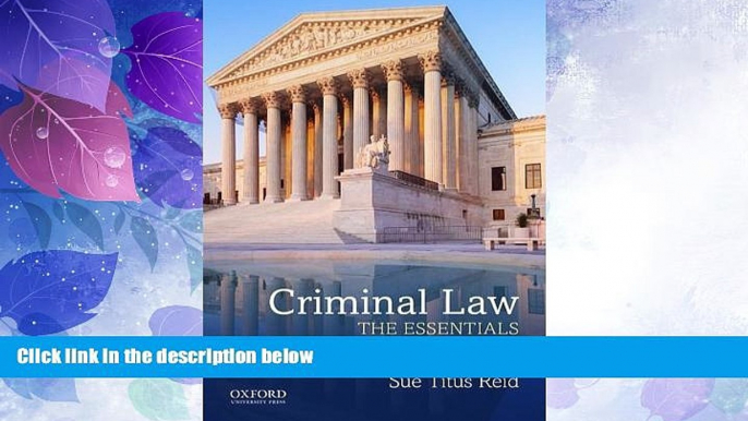 Big Deals  Criminal Law: The Essentials  Best Seller Books Best Seller