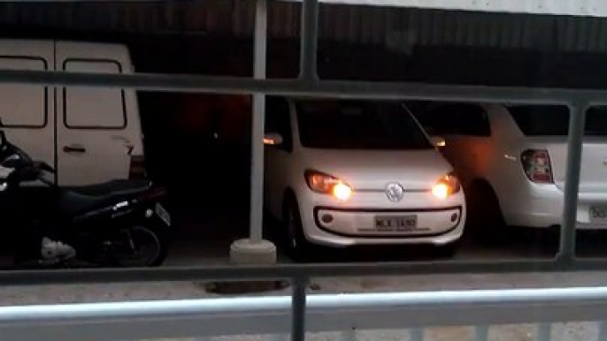 Intense Wind Lifts Parking Garage Roof