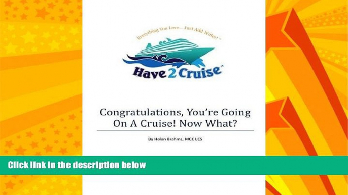 Choose Book Congratulations, You re Going On A Cruise! Now What?