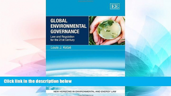 READ FULL  Global Environmental Governance (New Horizons in Environmental and Energy Law Series)