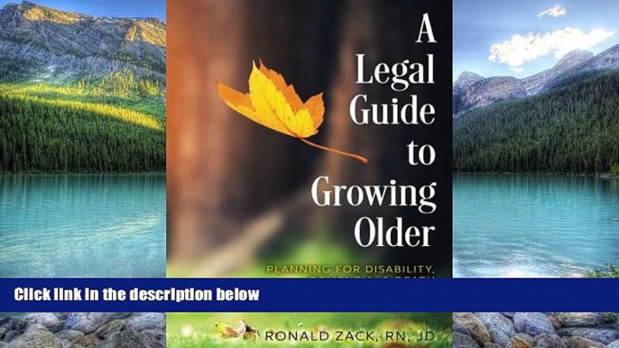 Big Deals  A Legal Guide to Growing Older: Planning for Disability, Dementia,   Death  Best Seller