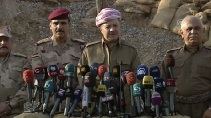 Ikby Başkanı Mesud Barzani, Basın Toplantısı Düzenledi (2)