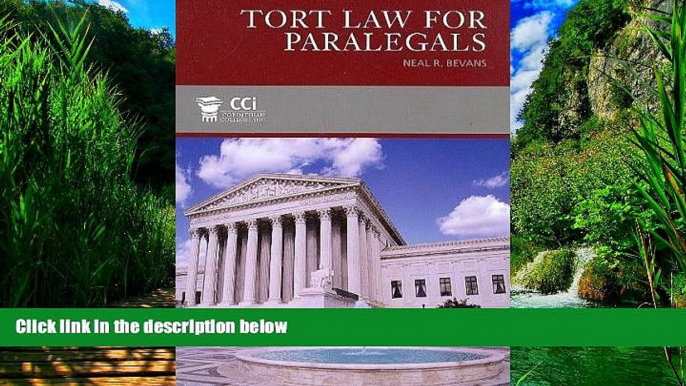 Big Deals  Tort Law for Paralegals  Full Ebooks Best Seller