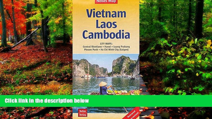 Big Deals  Vietnam, Laos, Cambodia 1:1,500,000 Travel Map NELLES  Full Read Most Wanted