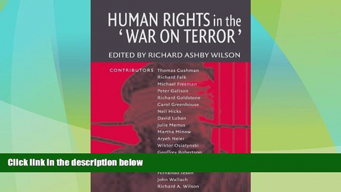 Big Deals  Human Rights in the  War on Terror  Full Read Best Seller