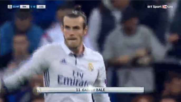 Gareth Bale Goal HD - Real Madrid	1-0	Legia 18.10.2016